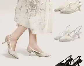 Sanzeil Arin Heels Wanita Sling Back