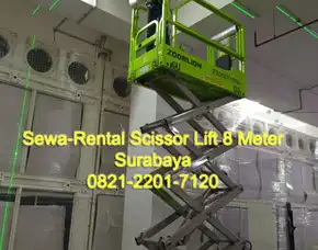 Rental Scissor Lift Genie 16 Meter Lamongan