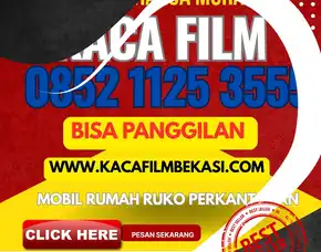 Pasang Kaca Film Di Bekasi Hitam Riben Termurah