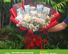 Jual Karangan Bunga Happy Engagement Malang