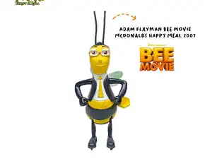 Mainan Koleksi Mcdonalds Happy Meal Adam Flayman Dreamworks Bee Movie Tahun 2007 Pajangan Dekorasi