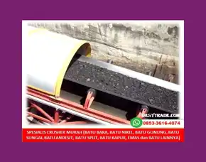 Fabrikasi Stone Crusher Plant Conveyor Belt Harga Murah Buton