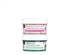 Scarlett Whitening Herbalism Mugwort Mask Seriously Soothing & Hydrating Gel Mask Berry Mask Masker