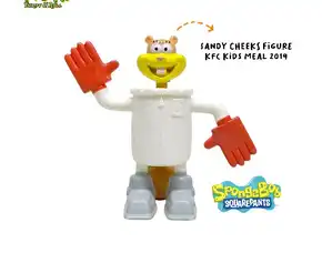 Mainan Mini Toy Figure Sandy Cheeks Spongebob Squarepants Kfc Kids Meal