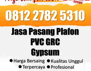 Handal, Terima Borongan Bangun Plafon Grc Per Terpercaya Grogol Sukoharjo