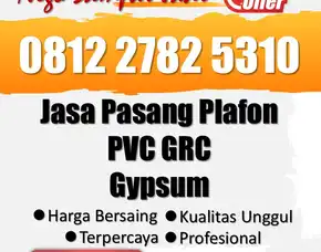 Sat Set, Jasa Pemasangan Plafon Gypsum Jayaboard 9mm Murah Jaten Karanganyar
