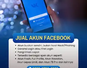 Jual Akun Facebook Dapat Akses Email