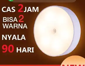 Lampu Sensor Gerak Bisa 2 Warna Led Lampu Lemari Lampu Tidur