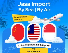 Jasa Import Malaysia Udara.