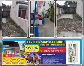 Dijual Kavling Siap Bangun Strategis Utara Smp 1 Kasihan Bantul. Bonus Motor Scoopy