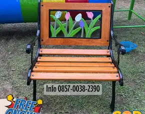 Pusat Bangku Modern Kombinasi Kayu Panjang Santai Kec Mayang Jember