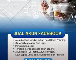 Jual Akun Fb Garansi