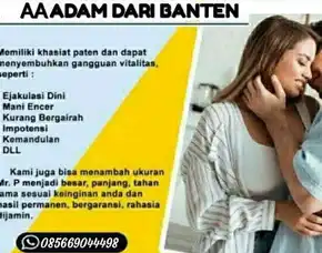 Pengobatan Terapi Vitalitas Pria Garut Aa Adam Terbaik Dan Terpercaya