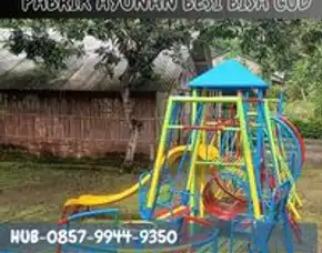 Contoh Ayunan Besi Pakai Atap Dan Perosotan Anak Terdekat Di Banjaran Bandung