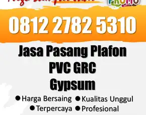 Terbaik, Ongkos Pemasangan Plafon Gypsum Motif Bulat Polokarto Sukoharjo
