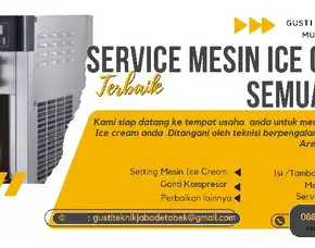 Jasa Service Mesin Es Krim Gelato Dan Service Mesin Es Batu Terbaik Areajabodetabek Di Gusti Teknik