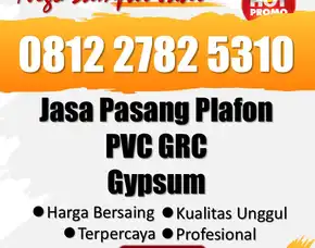 Handal, Biaya Borong Plafon Warna Abu Berpengalaman Bulu Sukoharjo