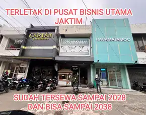 Jual Ruko Jakarta Beli Pasti Untung Berada Di Buaran Jakarta Timur