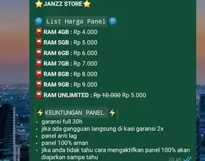 Panel Bot Wa