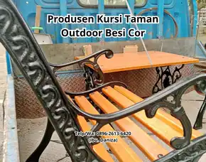 Kursi Taman Outdoor Besi Cor Melaya Kab. Jembrana Bali