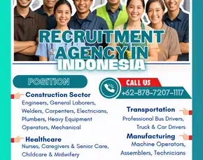 International Workforce Company In Indonesia For Ad Dhahirah, Oman