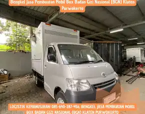 Solusi Bangsa, Bengkel Jasa Pembuatan Mobil Box Badan Gizi Nasional (Bgn) Klaten Purwokerto