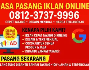 Butuh Jasa Pasang Iklan Online Di Cianjur Harga Murah & Hasil Maksimal