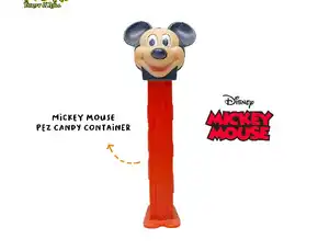 Mainan Koleksi Vintage Pez Candy Dispenser Mickey Mouse Walt Disney Company  Austria  1990