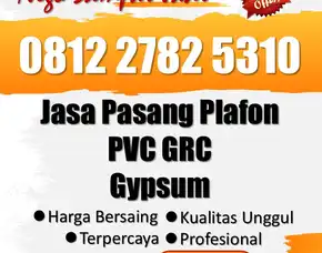 Terpercaya, Rab Pemasangan Shunda Plafon Warna Putih Berpengalaman Grogol Sukoharjo