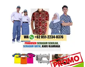 Harga Seragam Sekolah Pembuatan Seragam Sekolah Pohuwato Gorontalo