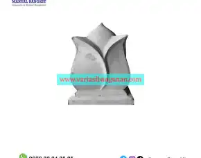 Ornamen Kuncup Melati Bawah Persegi