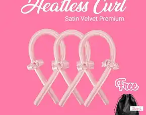 Heatless Curl Alat Pengkriting Rambut Tanpa Catok Hair Curler