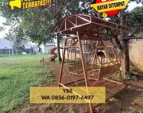Sherlok Saja Kami Antar Ayunan Besi Playground Anak Aman Untuk Taman Bermain Desa Bunut Kec Widang Tuban