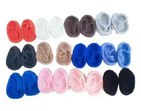One Set Sandal Rajut Baby Newborn - Headband Properti Foto Kostum Photoshoot Bayi
