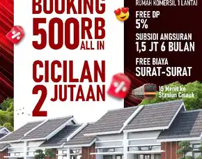 Grand Artha Mulya Rumah Cluster 1 Lantai Dekat Stasiun Cisauk Tangerang Dan Tol Serbaraja Bsd