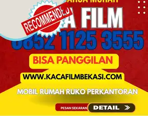 Pasang Kaca Film Mobil Di Bekasi Hitam Riben Termurah