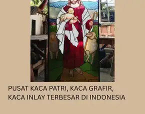 Pesan Toko Kaca Patri Grafir Inlay Gereja Karimun