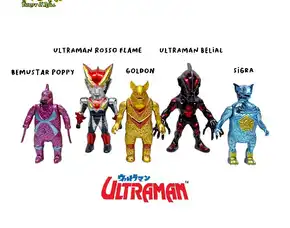Paket Bundling Mainan Koleksi Soft Vinyl Action Figure Bandai Converge Ultraman Kaiju Pajangan Dekor