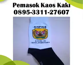 Kaos Kaki Rajut Toko Kaos Kaki Logo Sekolah Untuk Smk Banjar Jawa Barat