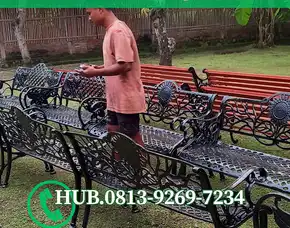 Desain Ukuran Kursi Taman Kec Bulakamba Brebes