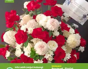 Jual Karangan Bunga Bulat Malang