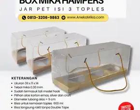 Grosir Kemasan Mika Bening Surabaya