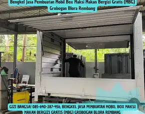 Gizi Bangsa, Bengkel Jasa Pembuatan Mobil Box Maksi Makan Bergizi Gratis (Mbg) Grobogan Blora Rembang