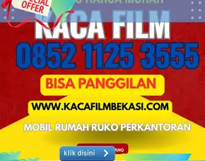 Kaca Film Murah Bekasi Hitam Riben Termurah