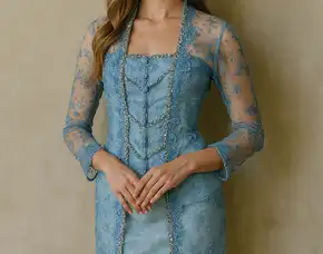 Profesional, Kebaya Modern Tunangan, Kebaya Kutubaru Tile, Wisuda Sma, Ende, Neng Lina Kebaya