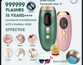 Ipl Laser Hair Removal Perontok Bulu Permanent Alat Penghilang Bulu Tanpa Sakit