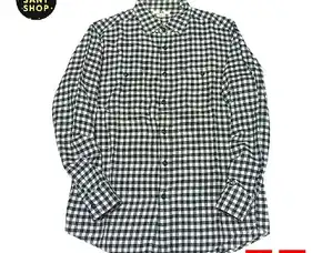 Kemeja Flanel Lengan Panjang Uniqlo Pola Checker Board Kotak