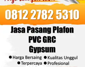 Bergaransi, Upah Borongan Plafon Ukuran 3x4 Gatak Sukoharjo