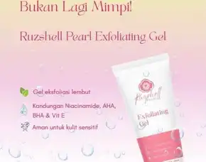 Jual Eksfoliasi Gel Wajah Perontok Daki Wakatobi Ruzshell Pearl