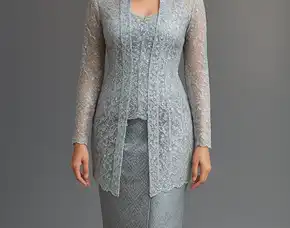 Terbaik, Kebaya Modern Wisuda Hijab, Kebaya Tunangan Kutubaru Payet, Jambi, Neng Lina Kebaya